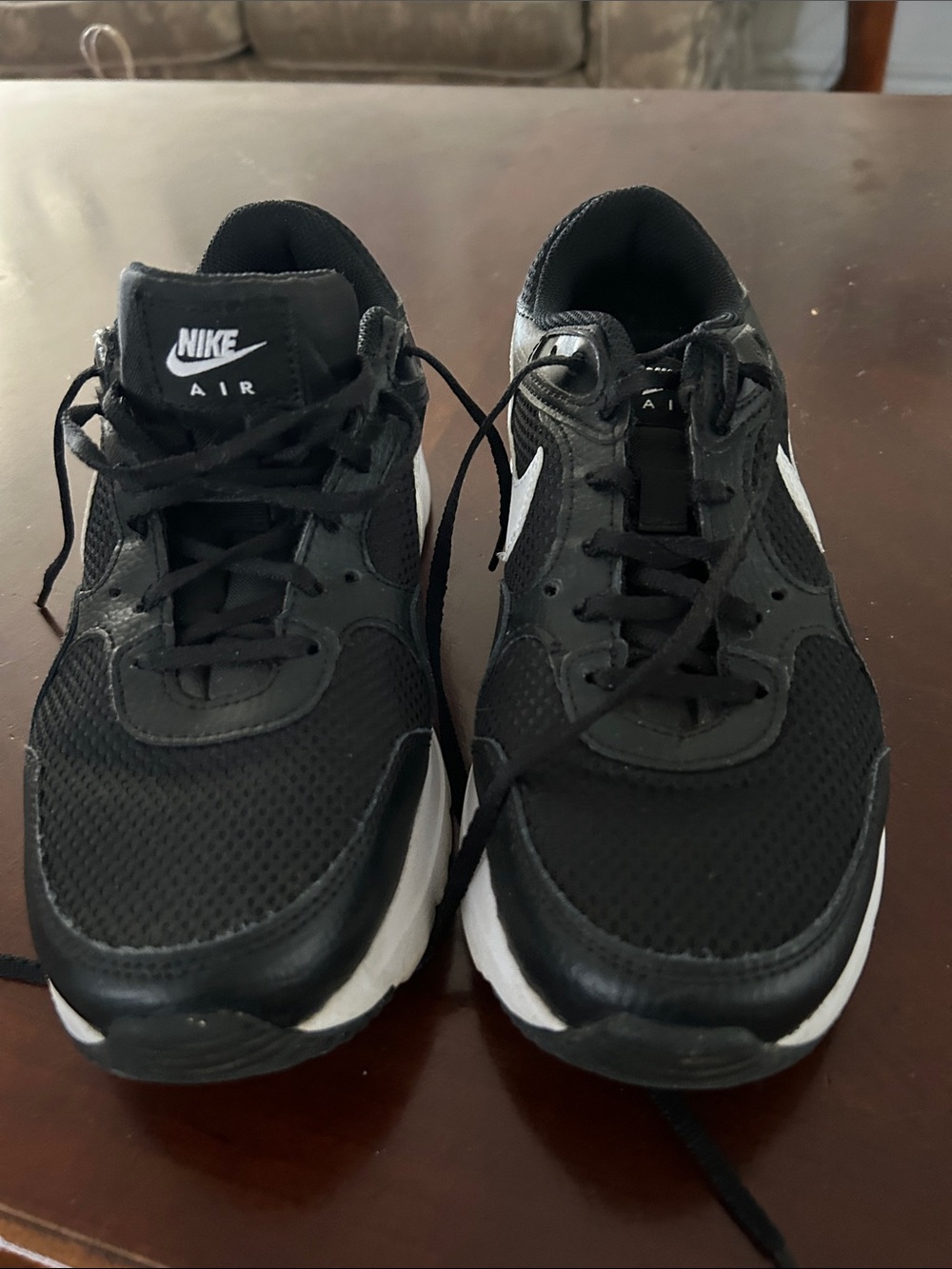 Nike Black and White Air Men's Sneakers